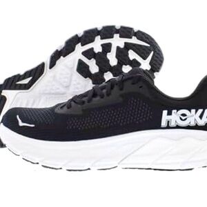 Hoka Arahi 7-Black & White Performance Running Shoes